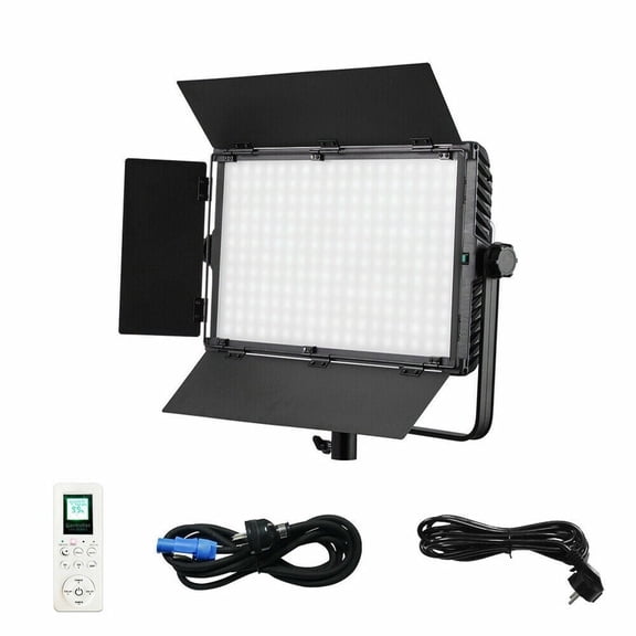 Yidoblo 100W A-2200IIQ 3200-5500K LED Studio Barndoor LCD Display Video Light for Photography
