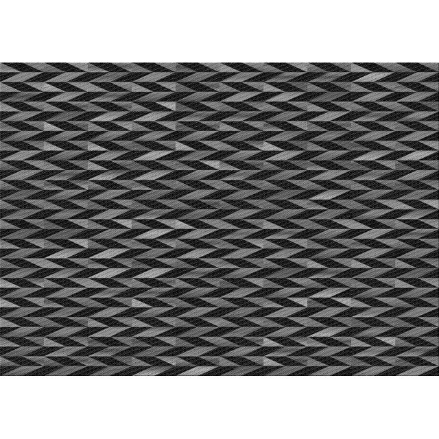 Ahgly Company Tapis d'Intérieur Lavables en Machine Rectangle Transitionnel Gris Platine, 8' x 10'