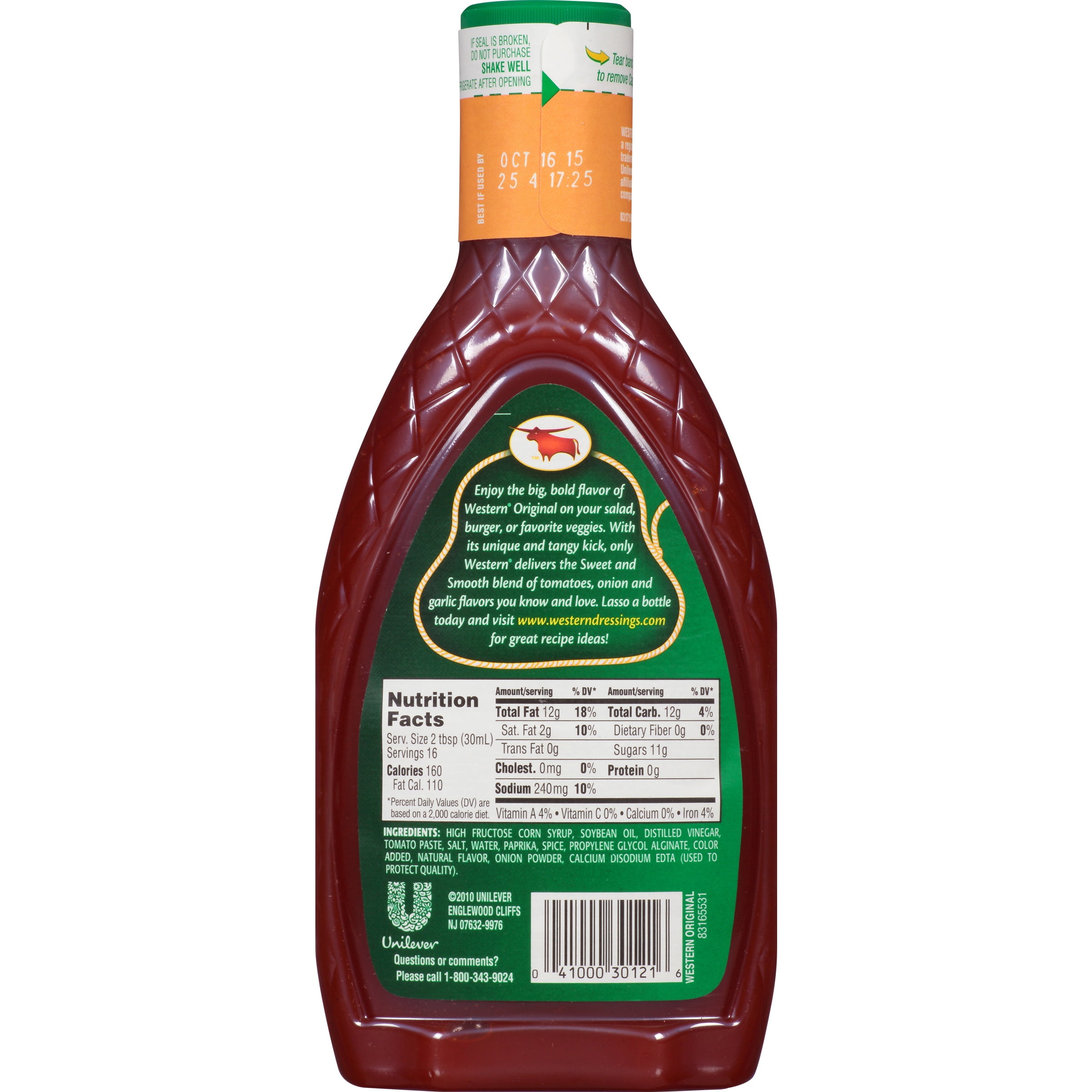 Western The Original Sweet & Smooth Dressing 16 fl. oz. Bottle