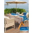 thumbnail image 5 of Outdoor Tablecloth with Umbrella Hole for Patio/Picnic/Party/Camping, Coastal Starfish Waterproof Table Cloth Rectangle Table Cover Washable, Beach Ocean Nautical Wooden Grain (52"x 70"), 5 of 8