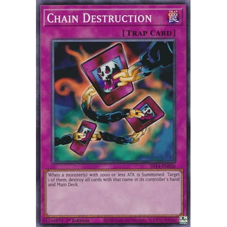 YuGiOh Structure Deck: Fire Kings Common Chain Destruction SR14-EN036