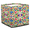 Multicolor 2, variant on CURLYOOT Mexican Floral Cube Storage Bin, 13 x 13 x 13 Storage Cube Bins for Organizing, Boho Flower Fabric Foldable Closet Baskets with Handles for Closet, Shelves, Clothes