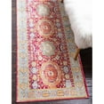 thumbnail image 1 of Unique Loom 3125321 2 Pi 7 Po x 9 Pi 10 Po Tessitura Austin Runner Rug&44; Rouge, 1 of 1