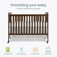 thumbnail image 3 of Dream On Me Carson Classic 3-in-1 Convertible Crib in Walnut, Greenguard Gold Certified, 3 of 9