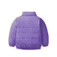 thumbnail image 4 of Ccpelsie Winter Toddler Boys' Zip Up Puffer Jacket Kids Parka Coat Winter Fashion Casual Outwear with Pocket for Little Kids Big Kids(Purple,6-7 Years), 4 of 5