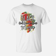 Black History Month Black Geek Squad Agent Magic Proud African Job Title TShirt