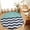 Navy blue turquoise, variant on Large Area Rugs 8'x10', Black Chevron Carpet Runner Indoor Outdoor Rugs Home Decor Aesthetic, Geometric Turquoise Wavy Striped White Non Slip Mats Washable Accent Rug for Living Room Bedroom