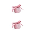 thumbnail image 3 of Jumpingount Joyas redondas collar Pendientes Embalaje Cinta Regalo Anillo de compromiso Caja Bowknot Vitrina Boda Banquete Rosa Rosa 2piezas, 3 of 6