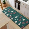 thumbnail image 5 of Dark Green Christmas Tree Pattern Kitchen Rug Mat,Kitchen Runner Rugs Non Skid Washable,Decorative Kitchen Floor Mats for Kitchen,Sink,Laundry,17"x47.2", 5 of 7