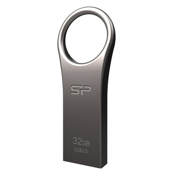 SP Silicon Power Silicone Power USB Memory, 32 GB, USB3.1 / USB3.0, Zinc Alloy Body, Waterproof, Dustproof, Shockproof, PS4 Operation Verified, Jewel J80 SP032GBUF3J80V1TJA