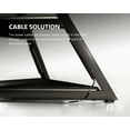 thumbnail image 5 of FITUEYES Modern Floor TV Stand Mini Corner Entertainment Center for TVs up to 65”, Black, 5 of 7