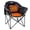 Black, variant on Sunyrisy Oversized Heated Camping Chair, Folding Outdoor Chair with 3 Heat Settings, Dual-Zone Heating, Supports up to 500 lbs, Portable Heated Chair for Camping, Fishing and Sports Events