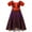 Orange, variant on KAWELL Mary Sanderson/Sarah/Winifred Sanderson Costume Dress for Girls Halloween Witch Cosplay Outfit Dress Up