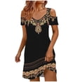 thumbnail image 4 of Karight Summer Dresses for Women Sleeveless Casual Sundresses Loose Beach Cover Ups Trendy Tank Midi Sun Dress, 4 of 6