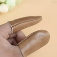 thumbnail image 3 of SPRING PARK Needle Felting Faux Leather Thimble Cover Finger Protectors Sewing Hand Tool, 3 of 6