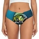 thumbnail image 1 of Fotbe Largemouth Bass Fish Calzones Estampados para Mujer – Ropa Interior de Algodón, Cómoda, Suave y Elástica-3X-Large, 1 of 6