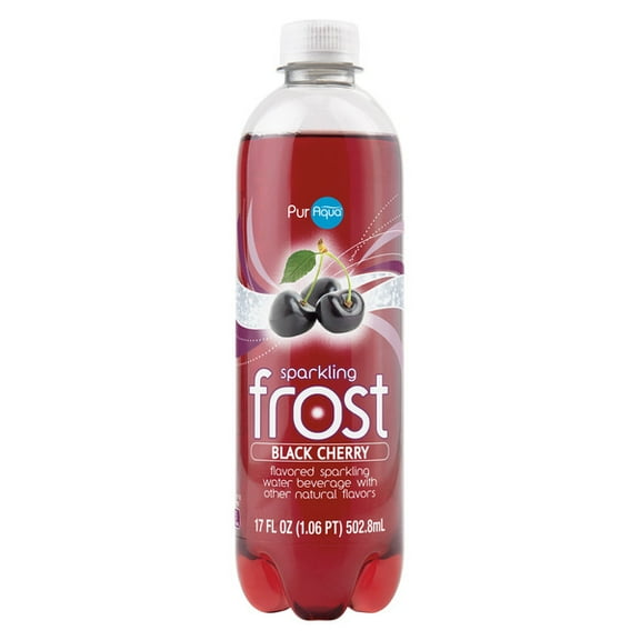 PurAqua Black Cherry Sparkling Frost Water 17 fl oz