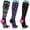 MX4 3 Pairs, variant on Beister 15-20mmHg Multicolor Knee High Compression Socks (3 Pairs) - Graduated Pressure for Nurses, Teachers, Pregnant Women