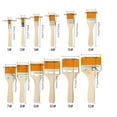 thumbnail image 7 of 12pcs Art Paint Brushes Assorted Sized Nylon Painting Brushes with Wooden Handles for Acrylic, Oil, Paint, Varnishes, Watercolor, Painter, Students, Artist, 7 of 7