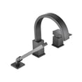 thumbnail image 2 of Matte Black Waterfall Bathtub Faucet Set - Roman Tub Filler with Hand Shower Five, 2 of 9