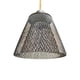 thumbnail image 3 of Pantalla de lámpara colgante de hierro Yuyangstore Pantalla tejida trapezoide negro, 3 of 8