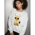 thumbnail image 2 of No Drama Llama Sweatshirt Women -SPIdeals Designs, Female x-Large, 2 of 4