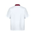 thumbnail image 7 of Doomiva Unisex Chef Coat Pressional Hotel Kitchen Chef Jacket Men Women Restaurant Canteen Working Uniform White&Burgundy XXL, 7 of 7