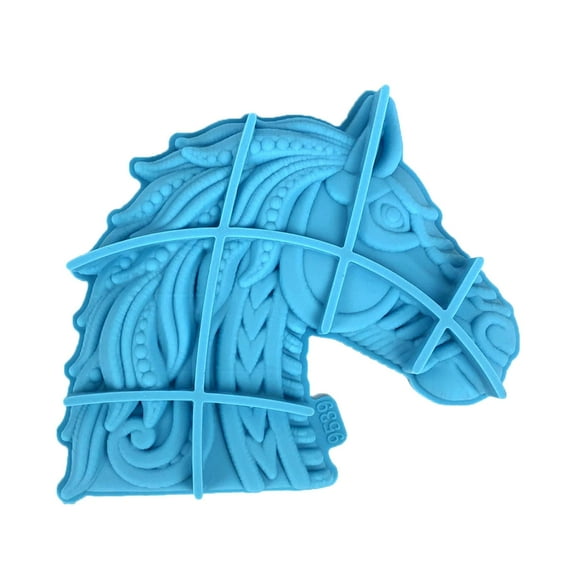 WINDLAND Silicone Mold Epoxy Resin Casting Molds for Horse Shaped Wall Decor Doorplate