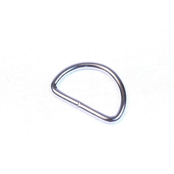 Chrome 1" D Ring - 10 pack - Great for Paracord