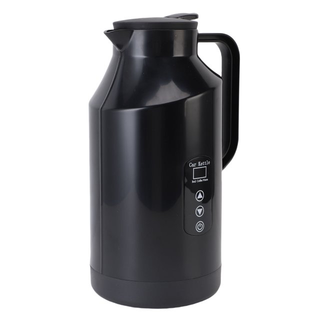 Car Electric Kettle, Temperature Control Easy To Clean Car Water Heater 1500ML for Camping