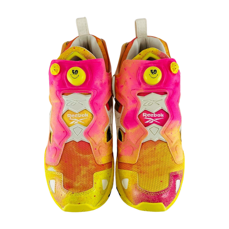 Reebok Instapump Fury 50th Sneakers, Pink Textile, Slip-On, Rubber Reebok Instapump Fury 50th Sneakers, Pink Textile, Slip-On, Rubber
