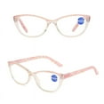 thumbnail image 3 of Blue Light Blocking Reading Glasses Cat Eye Readers Womens Spring Hinges, 3 of 4