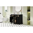 thumbnail image 7 of 36-Inch Modern Single Bathroom Vanity | Functional in Bathroom Space | Solid Wood Frame and Smooth Ceramic Sink | Keep Bathroom Items Safe, 7 of 7