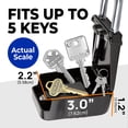 thumbnail image 4 of Lion Locks 1500 Caja De Seguridad Para Almacenamiento De Llaves, Configura Tu Propio Código De Bloqueo, Soporte Portátil Para Llaves, A Prueba De Herrumbre, Seguro Para Llaves Al Aire Libre, Caja Fuer, 4 of 9