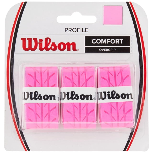 Raqueta de Tenis Wilson Rosa sobre Agarre