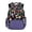 Cartoon Floral, variant on Kids School Backpack, 17-Inch Large Capacity Water-Resistant Polyester Bookbag, Pink Floral Moth for Boys Girls Ages 6-14, Ideal for Back to School and Casual Daytrips