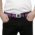 thumbnail image 3 of Buckle-Down Belt, Seatbelt Buckle Belt, Angry Girl Purple Pink, Youth 22 to 32 Inches, 3 of 9