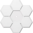 thumbnail image 1 of Ekena Millwork CMP30DY-01000 30 in. OD x 1 in. ID Square Daisy Architectural Grade PVC Contemporary Ceiling Medallion, 1 of 4
