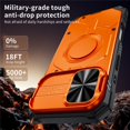 thumbnail image 6 of Military Grade Shockproof Case for iPhone 17, Built-in N52 Magnetic Ring, Slide Camera Lens Cover, Rugged Heavy Duty Protective Phone Case, 6 of 8