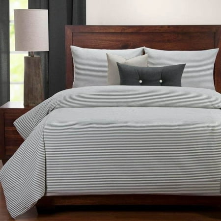 Siscovers Everlast Stripe Juniper 6 Piece Stain Resistant Luxury