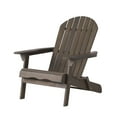 thumbnail image 6 of GDF Studio Milan Outdoor Acacia Wood Adirondack Chair (Set of 2), Gray, 6 of 13
