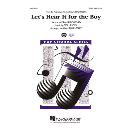 Hal Leonard Let's Hear It for the Boy (from Footloose) SSA by Deniece Williams arranged by Alan (The Best Of Deniece Williams)