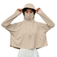 thumbnail image 2 of Drovellove Women's UPF 50+ Sun Protection Jacket – Lightweight Hooded Shirt with Thumb Holes, Breathable Quick-Dry Outdoor Cover Up for Hiking, Beach Vacation, Kayaking, Cycling, and Travel, 2 of 6