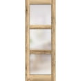 thumbnail image 1 of Slab Barn Door Panel 28 x 84 inches | Lucia 2552 Oak | Sturdy Finished Interior Doors | Pocket Closet Sliding, 1 of 6