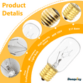 thumbnail image 5 of Beaquicy WB36X10003 Microwave Light Bulb 40W 130V Replacement, 5 of 7