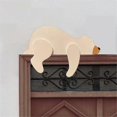 thumbnail image 1 of PVC Bear Ornament PVC Bear Ornaments Wooden Bear Desktop Ornament for Bookshelf and Fireplace B, 1 of 5