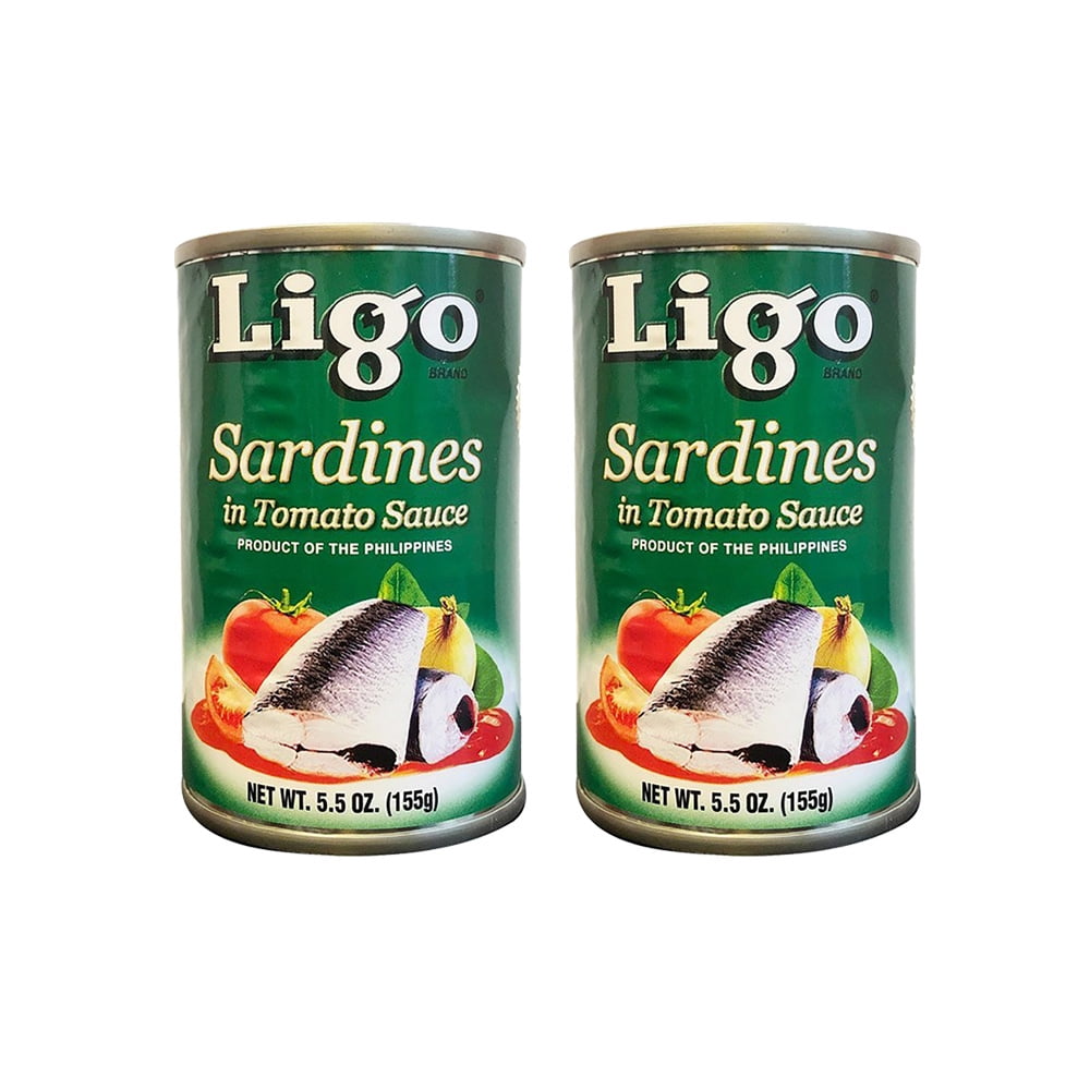 Ligo Sardines in Tomato Sauce 155g (5oz) Pack of 2
