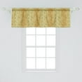 thumbnail image 2 of Ambesonne Mandala Window Valance, Flourishing Paisley, 54" X 18", Yellow and Pale Yellow, 2 of 3