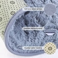thumbnail image 4 of PiccoCasa Shaggy Area Rug Soft Plush Area Runner Rug, Pale Blue 16" x 24", 4 of 6
