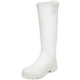 thumbnail image 2 of Sam Edelman Lessie White Rounded Toe Chunky Heel Pull On Waterproof Snow Boots (White, 11), 2 of 2